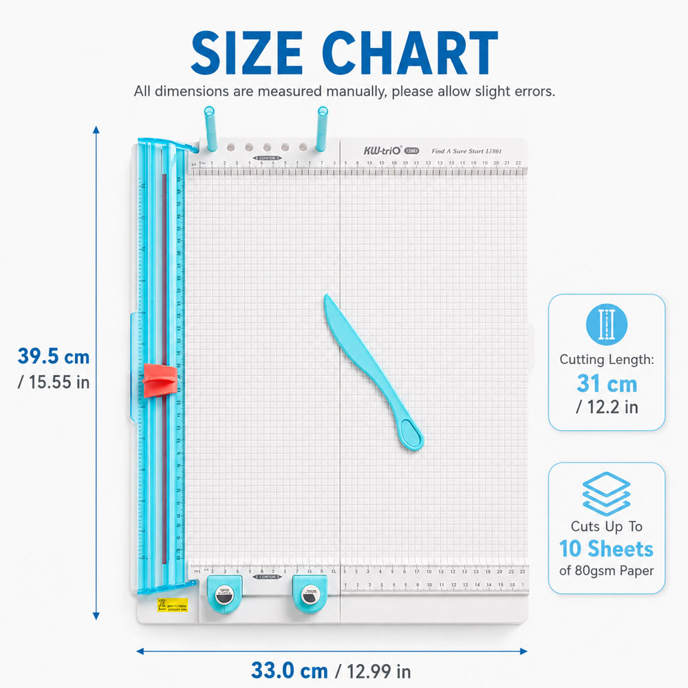 7-in-1ペーパーカッター＆スコアリングボード、10枚用折 - Art Craft With Paper のレビューと価格