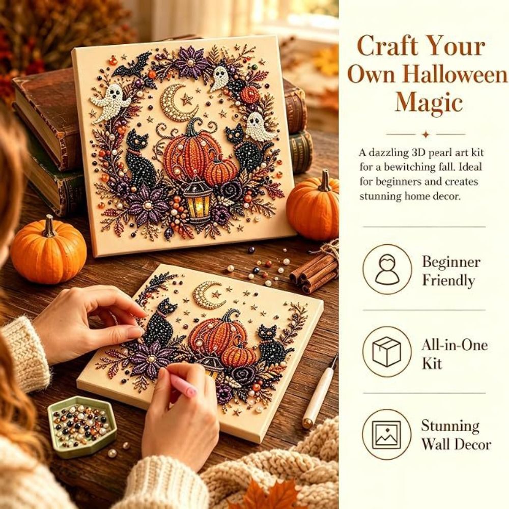 フレンドリークラフツ ハロウィンパールアートキット オーナメ - Art Craft Earth Day のレビューと価格