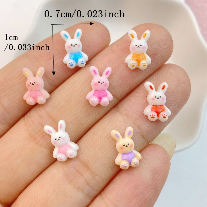 混合ネイルアート樹脂チャーム,かわいい動物,デザイナーライン - Art Craft Rabbit のレビューと価格