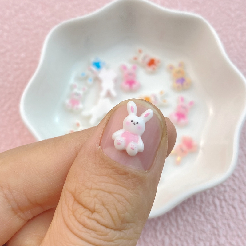 混合ネイルアート樹脂チャーム,かわいい動物,デザイナーライン - Art Craft Rabbit のレビューと価格