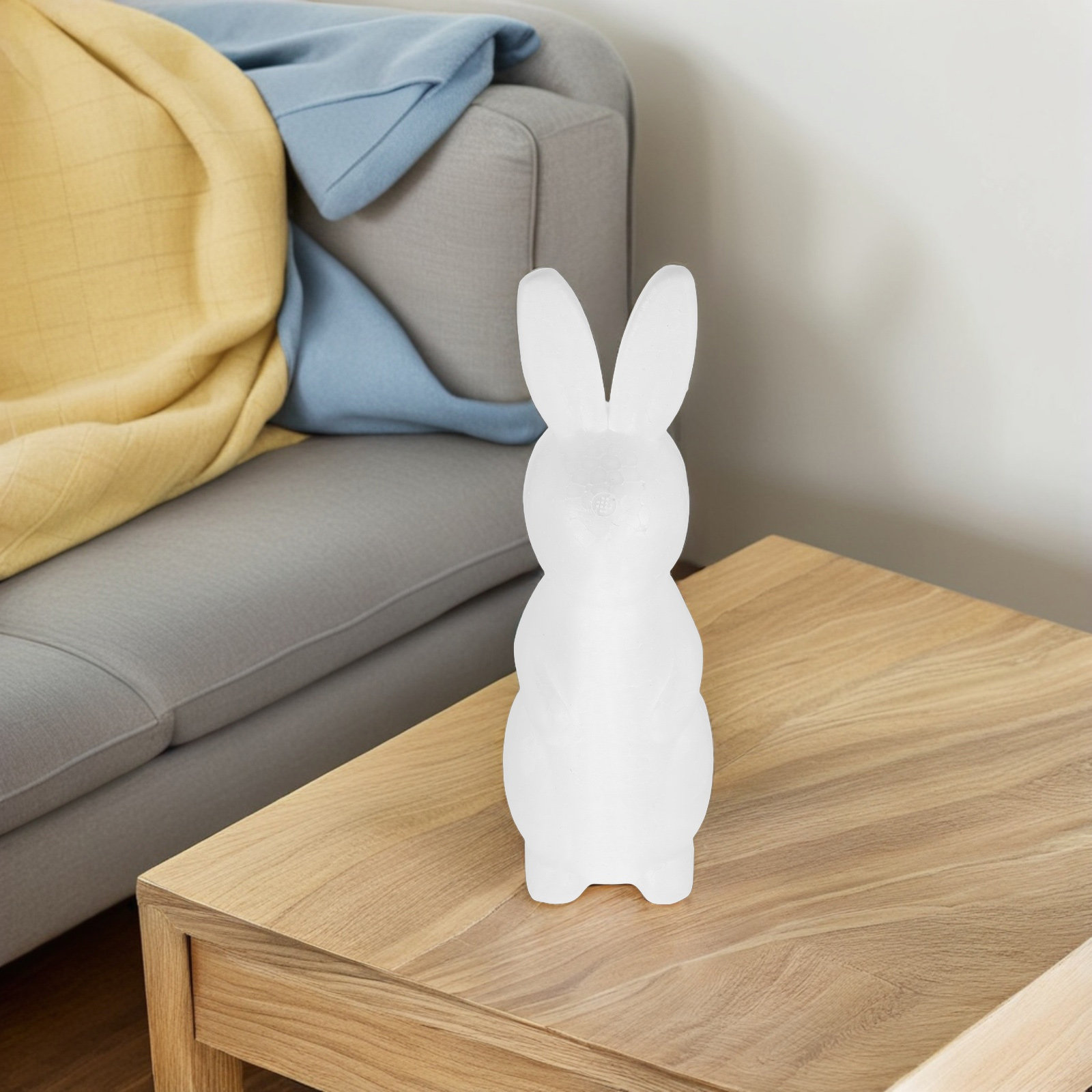 2 個のフォームウサギクラフトホワイト DIY ポリスチレン - Art Craft Rabbit のレビューと価格