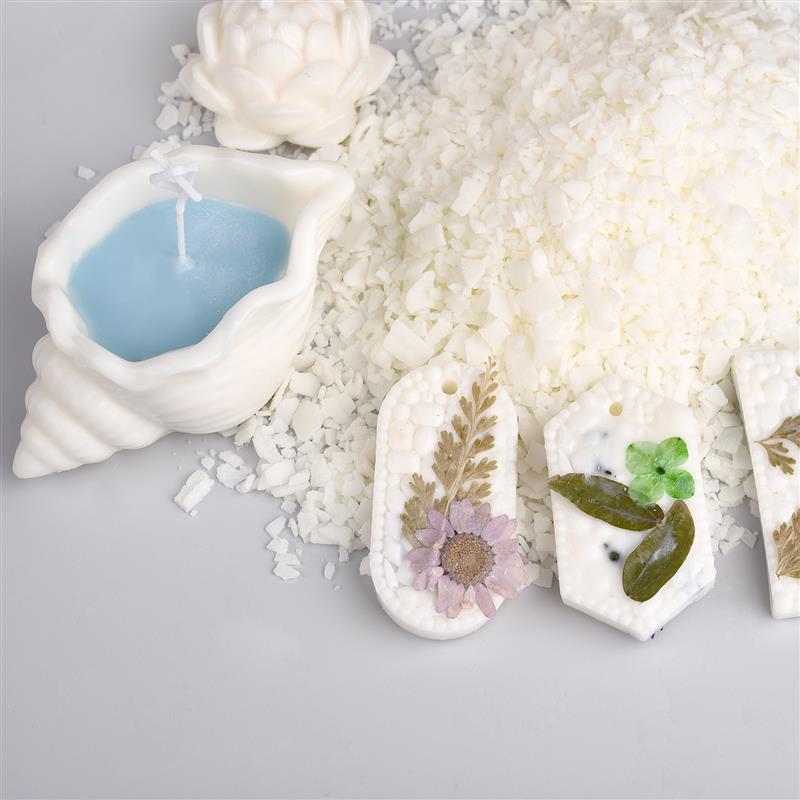 100/500 グラム/1 キロ純粋な大豆ワックスパラフィン - Candle Making Wax のレビューと価格