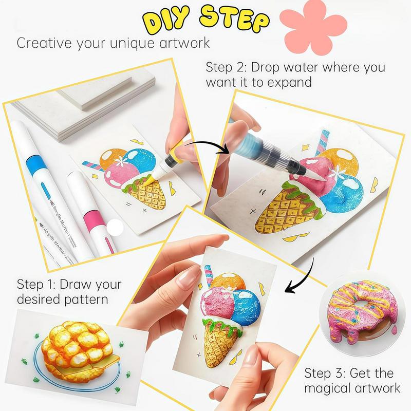泡ペイント工芸品感覚アートテクスチャキット手作りクラフト用品 - Art Craft For Preschool のレビューと価格