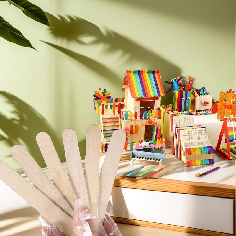 100 個アイスクリームアイスキャンデースティッククリエイテ - Art Craft With Ice Cream Stick のレビューと価格