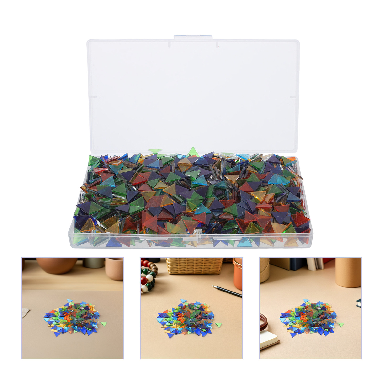1273 個の工芸品ガラスモザイクタイル DIY アクセサリ - Art Craft Mirror のレビューと価格